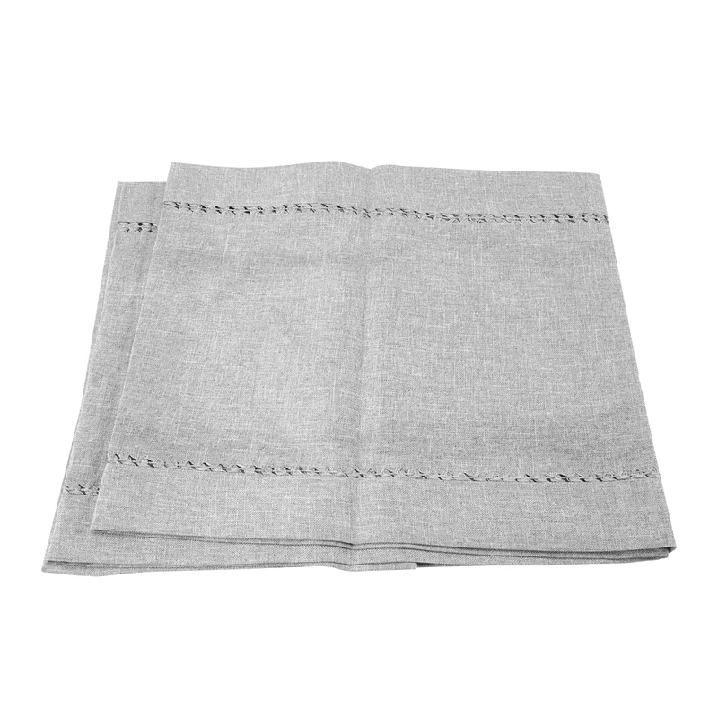 New Hand Hemstitched Dining Table Runner Dresser Scarves, Silver Thread Interweaving (12 X 72 Table Runners)
New Hand Hemstitched Dining Table Runner Dresser Scarves, Silver Thread Interweaving (12 X 72 Table Runners)