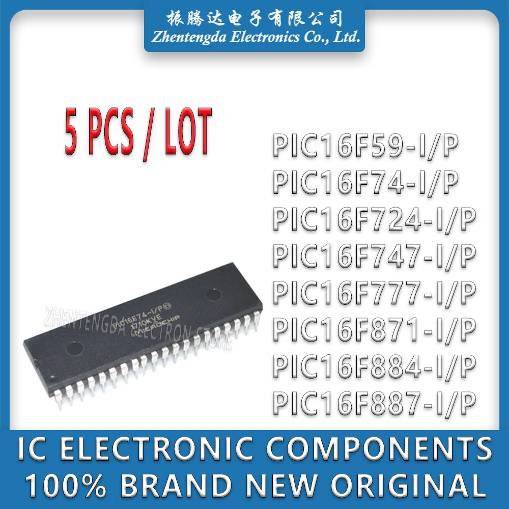 PIC16F59-I/P PIC16F74-I/P PIC16F724-I/P PIC16F747-I/P PIC16F777-I/P PIC16F871-I/P PIC16F884-I/P PIC16F887-I/P IC MCU Chip DIP-40 
PIC16F59-I/P PIC16F74-I/P PIC16F724-I/P PIC16F747-I/P PIC16F777-I/P PIC16F871-I/P PIC16F884-I/P PIC16F887-I/P IC MCU Chip DIP-40