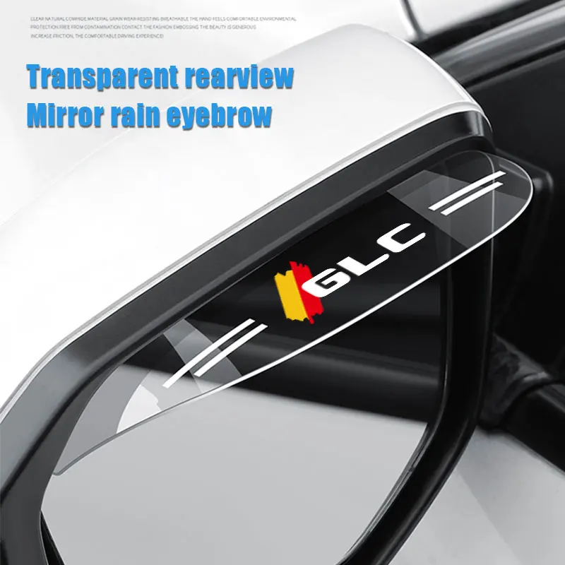 2X For Mercedes Benz GLC Rearview Mirror Rain Shade Rainproof Blades Car Back Rain Eyebrow Cover Flexible PVC Auto Accessories
2X For Mercedes Benz GLC Rearview Mirror Rain Shade Rainproof Blades Car Back Rain Eyebrow Cover Flexible PVC Auto Accessories