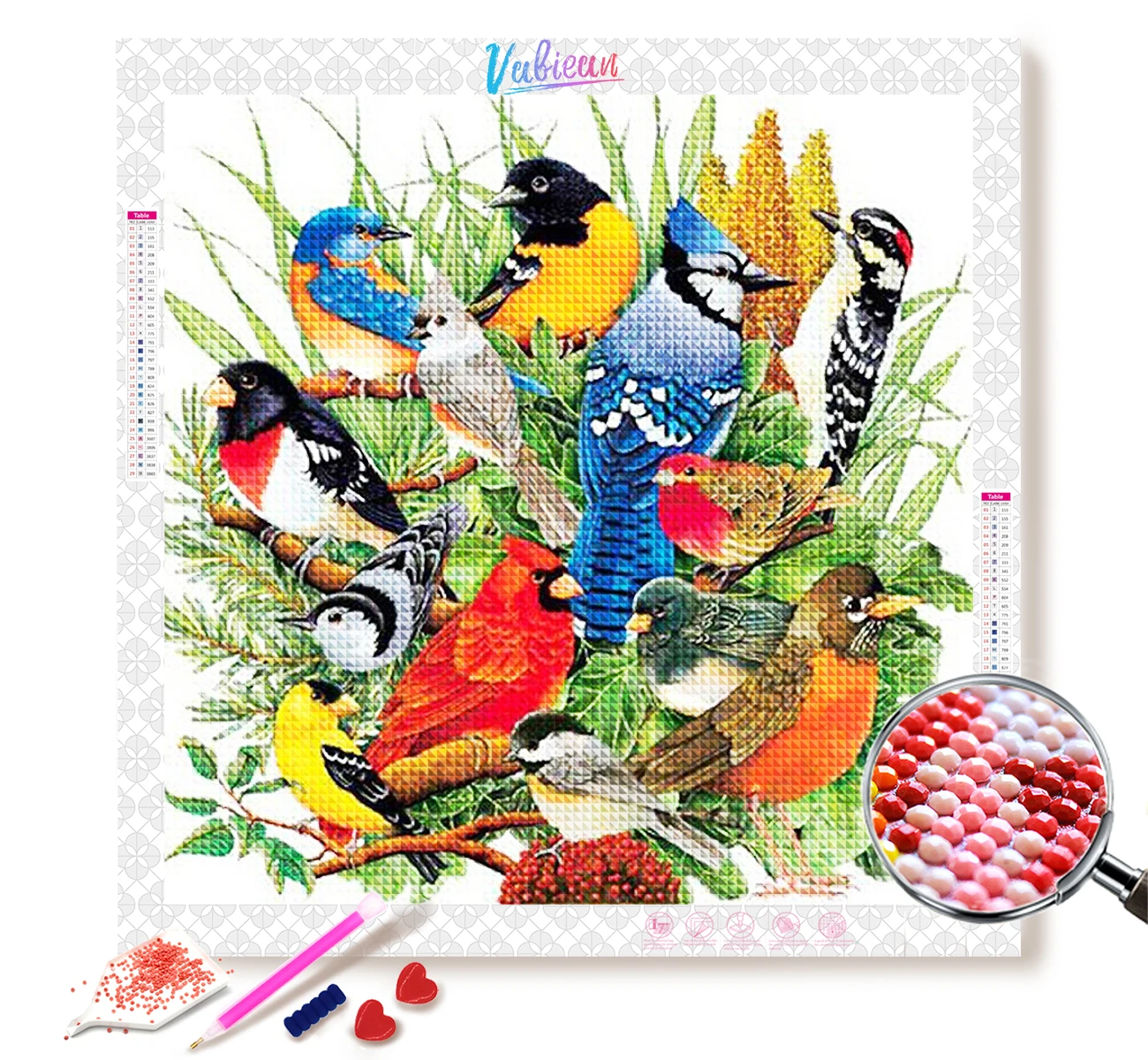 5D DIY Birds Gathering Diamond Painting Cross Stitch Diamond Embroidery Picture of Rhinestones Home Decor
5D DIY Birds Gathering Diamond Painting Cross Stitch Diamond Embroidery Picture of Rhinestones Home Decor