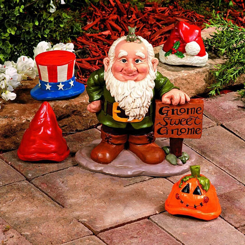 Hat Resin Dwarf Sculpture Cute Modeling Dwarf Doll Art Statue Collection Garden Gardening Decorations Home Porch
Hat Resin Dwarf Sculpture Cute Modeling Dwarf Doll Art Statue Collection Garden Gardening Decorations Home Porch