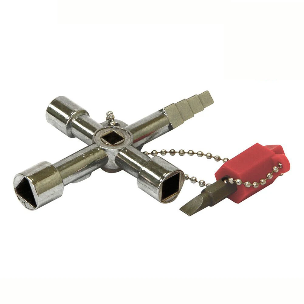 4 Way Key Key Wrench Utility DIY Square Stepped Key Triangle Zinc Alloy Gas Pipe Radiator Multipurpose Solid Bleed
4 Way Key Key Wrench Utility DIY Square Stepped Key Triangle Zinc Alloy Gas Pipe Radiator Multipurpose Solid Bleed