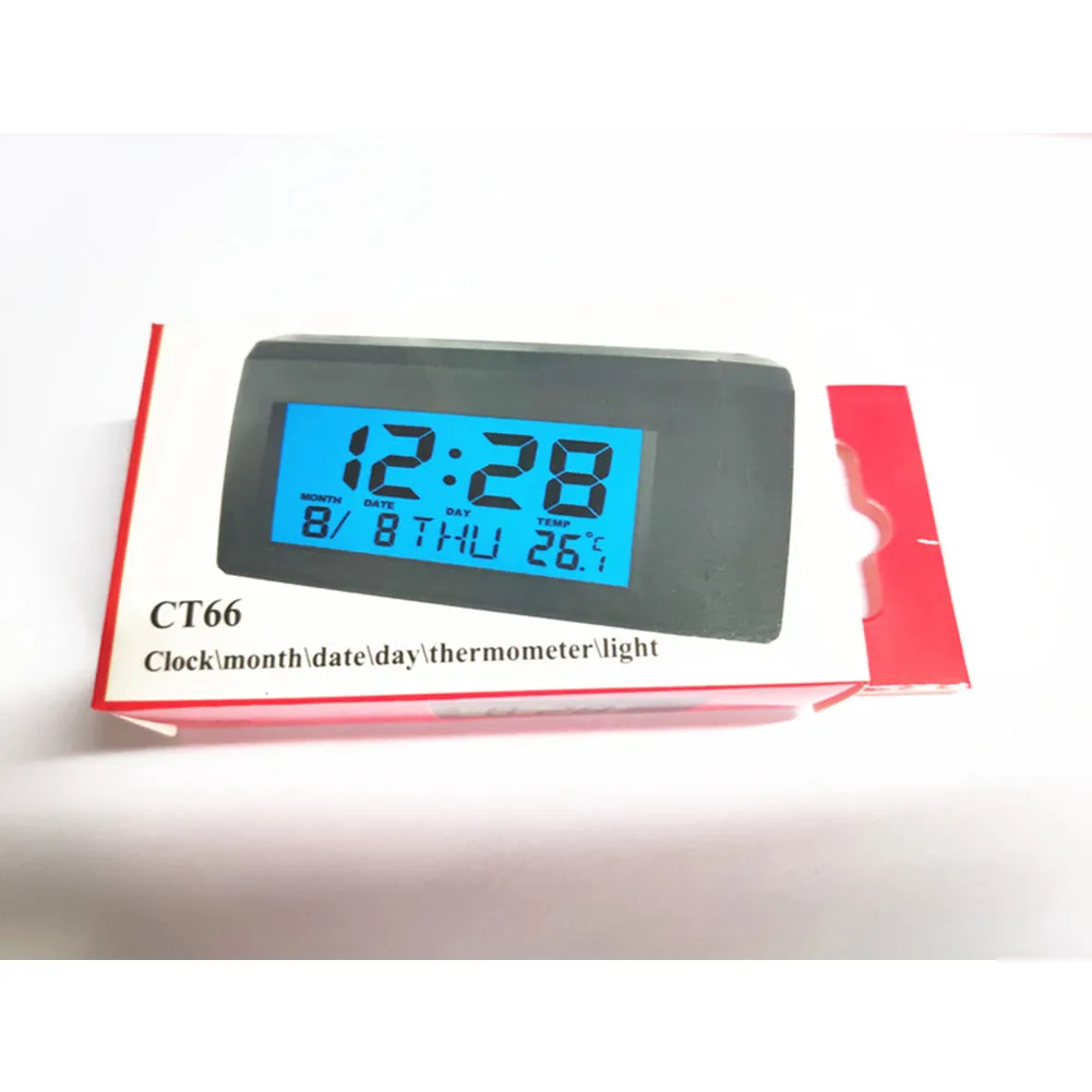Car Digital Time Clock Thermometer Date Time LED 3 In 1 Display Mini Luminous Clock For Car Dashboard Home Table Desk
Car Digital Time Clock Thermometer Date Time LED 3 In 1 Display Mini Luminous Clock For Car Dashboard Home Table Desk