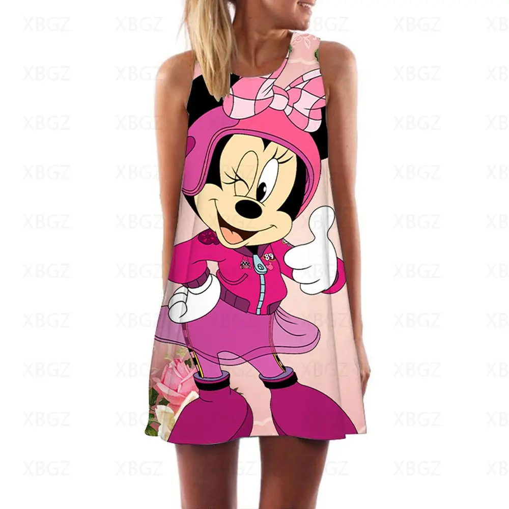 Mini Dress Minnie Mouse Summer Dresses Woman 2022 Print Women Fashion Women's Sexy Cool Loose Boho Mickey Cartoon Sleeveless Top
Mini Dress Minnie Mouse Summer Dresses Woman 2022 Print Women Fashion Women's Sexy Cool Loose Boho Mickey Cartoon Sleeveless Top