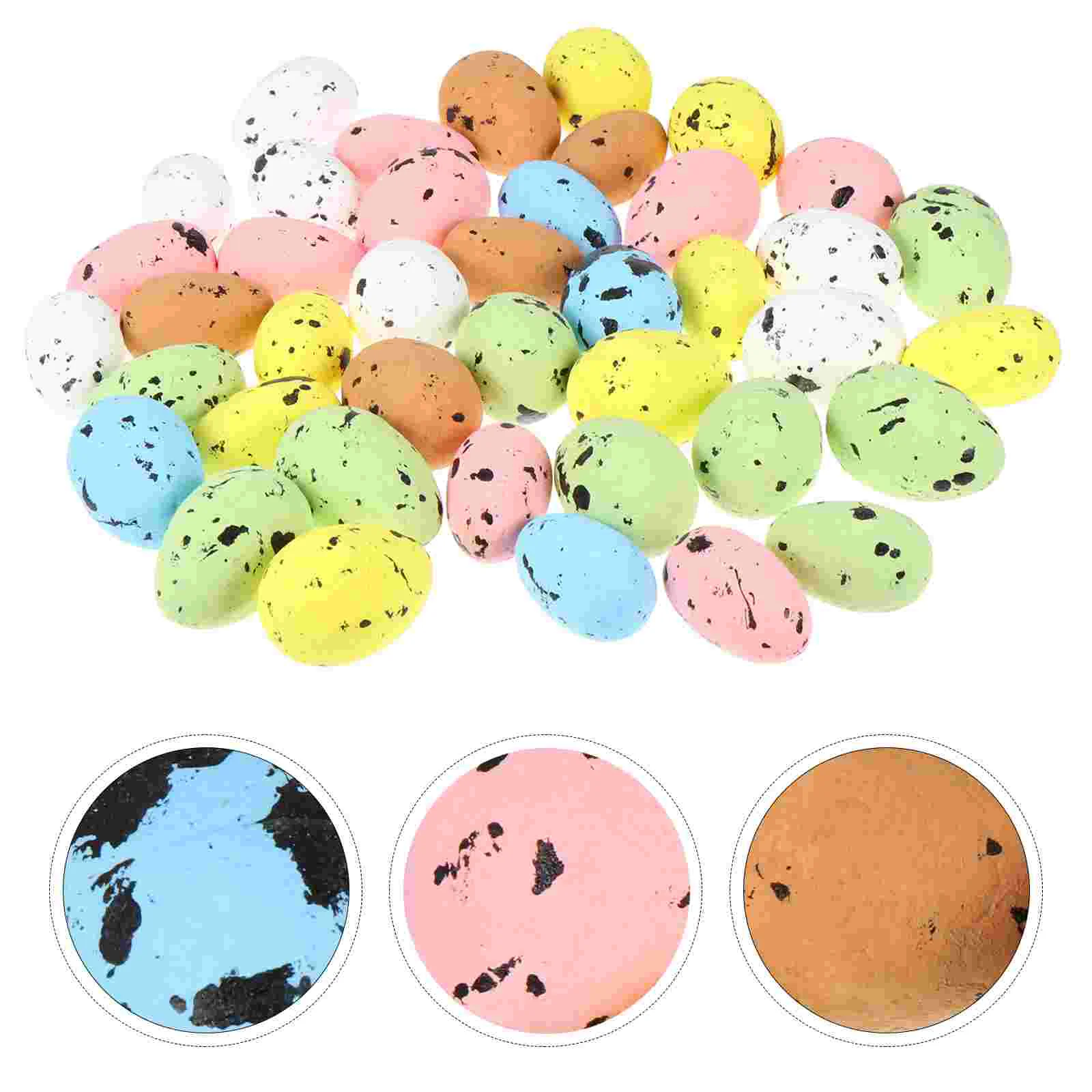 40 Pcs Easter Eggs Basket Decor Spotted Eggs The Bird Egg Hanging Ornament Imitation Eggs Foam Party Favors
40 Pcs Easter Eggs Basket Decor Spotted Eggs The Bird Egg Hanging Ornament Imitation Eggs Foam Party Favors