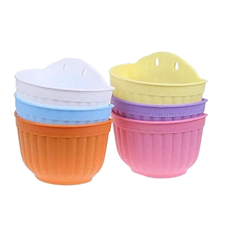 6 Pack Wall Hanging Planter Pots Vertical Garden Window Hang Box Container For Plants Flowers Herbs With Hooks
6 Pack Wall Hanging Planter Pots Vertical Garden Window Hang Box Container For Plants Flowers Herbs With Hooks