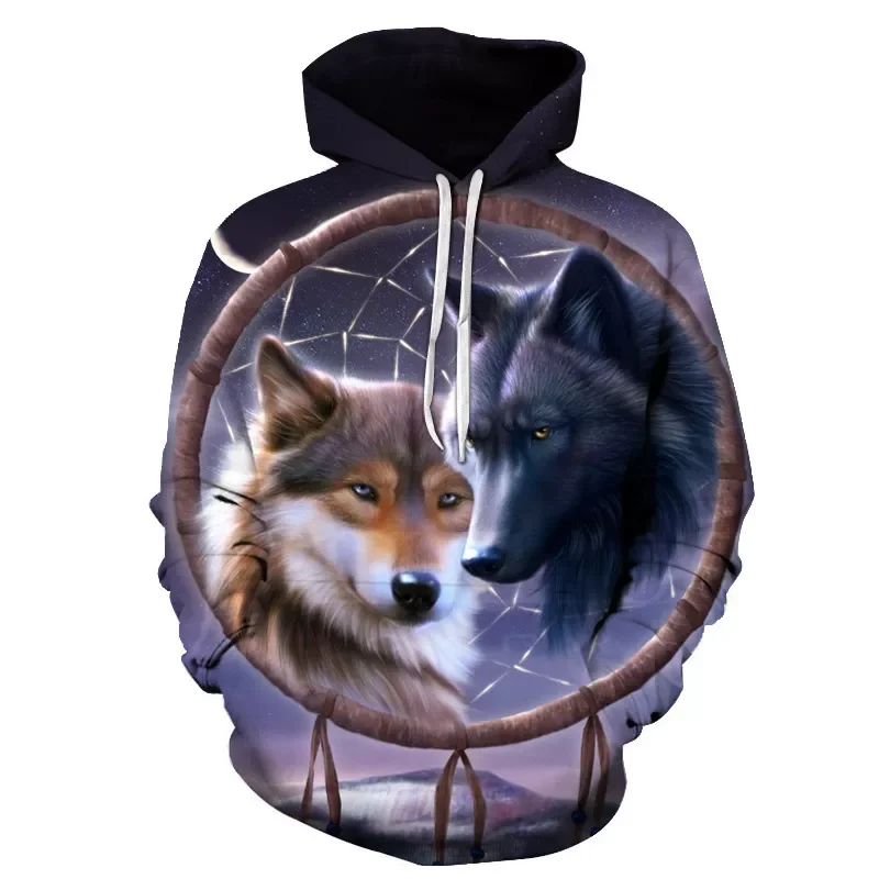 New spring/summer women's long-sleeved hoodie,3D animal Wolf head street hip-hop trend long-sleeved casual sports thin hood
New spring/summer women's long-sleeved hoodie,3D animal Wolf head street hip-hop trend long-sleeved casual sports thin hood