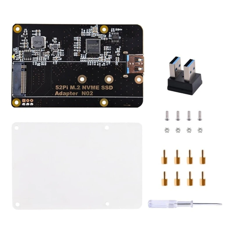 NVMe SSD Adapter Board for RaspberryPi4 Storage Expansion (Pi4 Board or NVME SSD NOT Included) Dropship
NVMe SSD Adapter Board for RaspberryPi4 Storage Expansion (Pi4 Board or NVME SSD NOT Included) Dropship