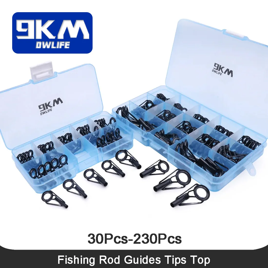 Fishing Rod Guides 30~230Pcs Rod Repair Kit Tips Top Guides Stainless Steel Ceramic Ring Saltwater Freshwater Fishing 1.6~8.0mm
Fishing Rod Guides 30~230Pcs Rod Repair Kit Tips Top Guides Stainless Steel Ceramic Ring Saltwater Freshwater Fishing 1.6~8.0mm