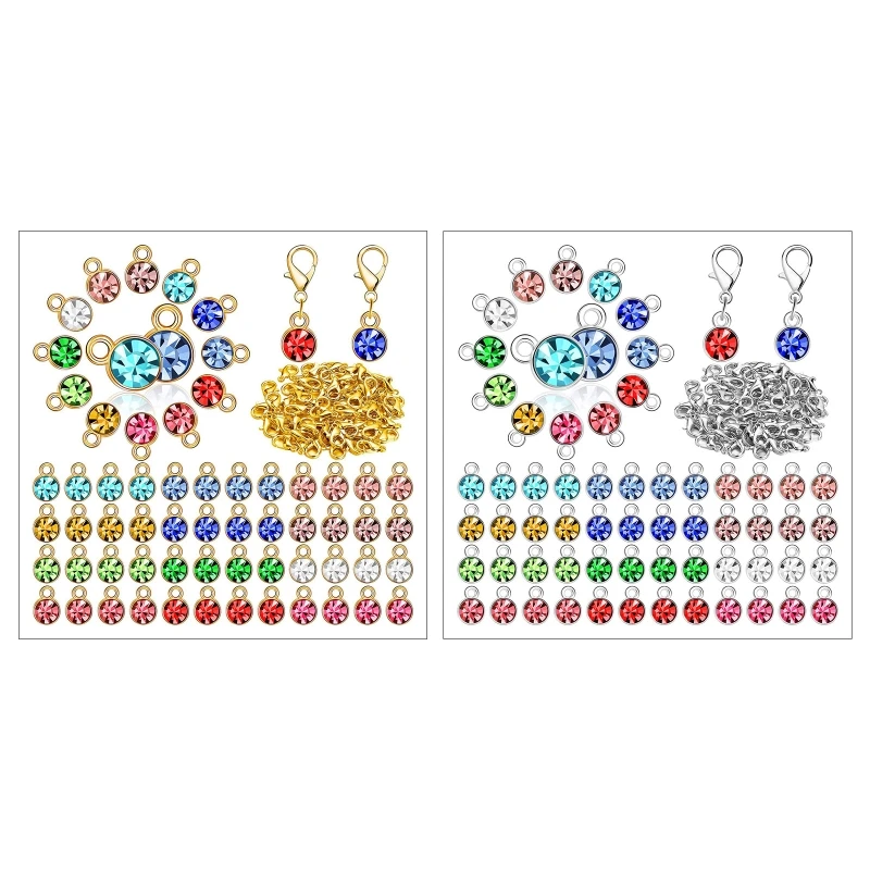 12 Colors Crystal Birthstone 180 Pcs DIY Beads Pendant Set for DIY Earring Necklace Jewelry Making Birthday Drop Shipping
12 Colors Crystal Birthstone 180 Pcs DIY Beads Pendant Set for DIY Earring Necklace Jewelry Making Birthday Drop Shipping