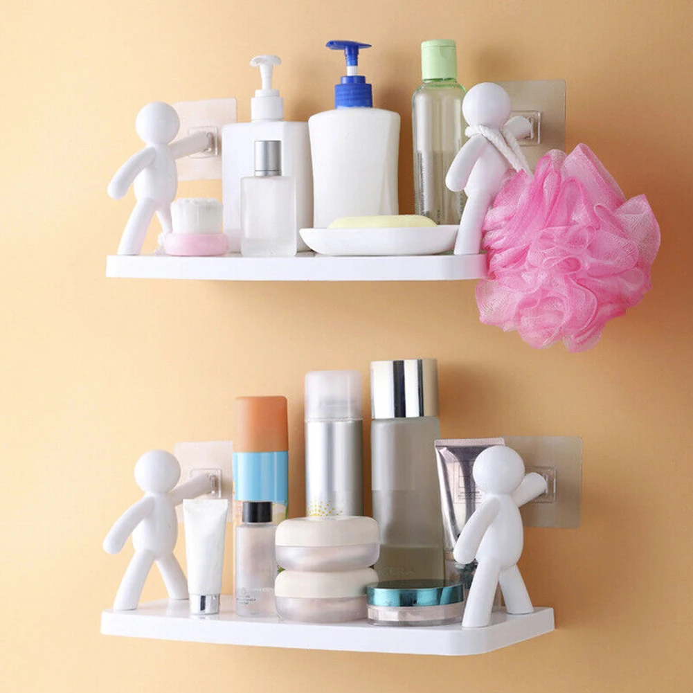 Shelf Storage Rack Eco-friendly Kitchen Punching-free Receive Shelf Spice Rack Toilet Tool Wall Hanging White/Gray
Shelf Storage Rack Eco-friendly Kitchen Punching-free Receive Shelf Spice Rack Toilet Tool Wall Hanging White/Gray