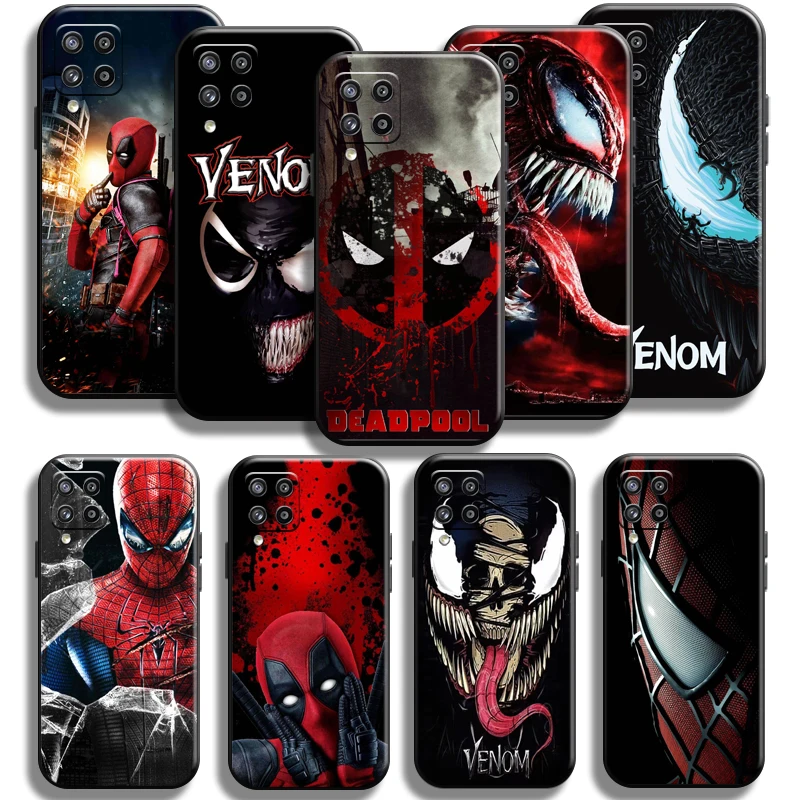 Marvel Venom Spiderman Deadpool Phone Case For Samsung Galaxy M12 Black Shockproof Cover Carcasa Back Full Protection TPU Cases
Marvel Venom Spiderman Deadpool Phone Case For Samsung Galaxy M12 Black Shockproof Cover Carcasa Back Full Protection TPU Cases