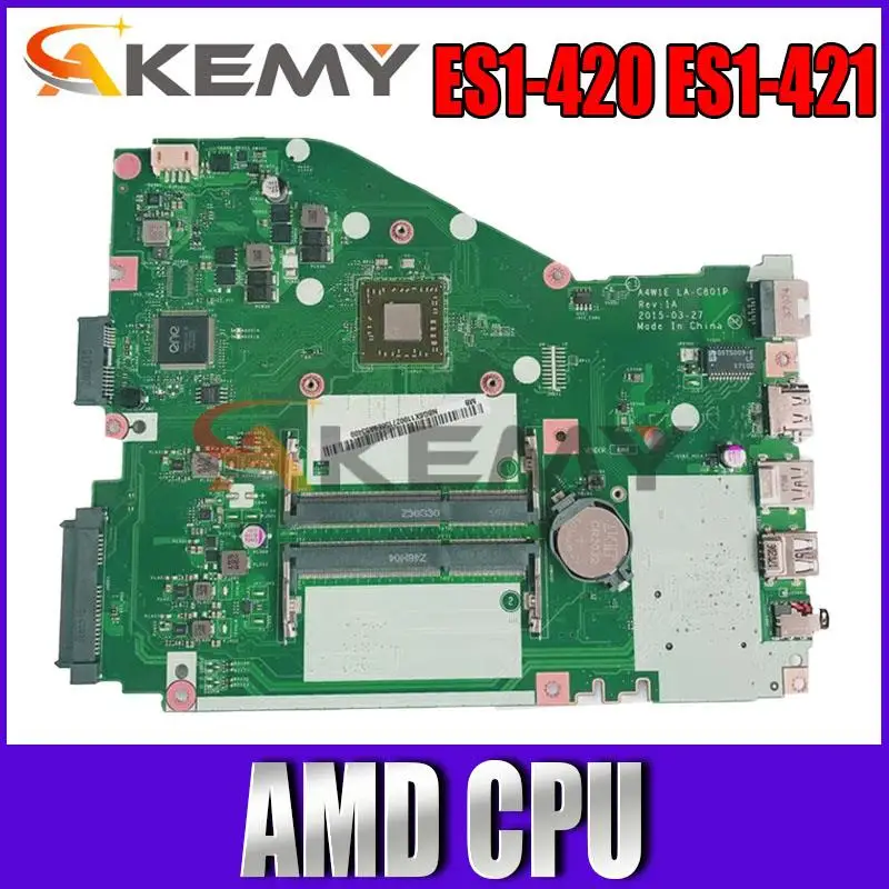 100% working for ACER ES14 ES1-421 ES1-420 motherboard with AMD cpu soldered on board NBG6X11005 A4W1E LA-C801P tested well
100% working for ACER ES14 ES1-421 ES1-420 motherboard with AMD cpu soldered on board NBG6X11005 A4W1E LA-C801P tested well