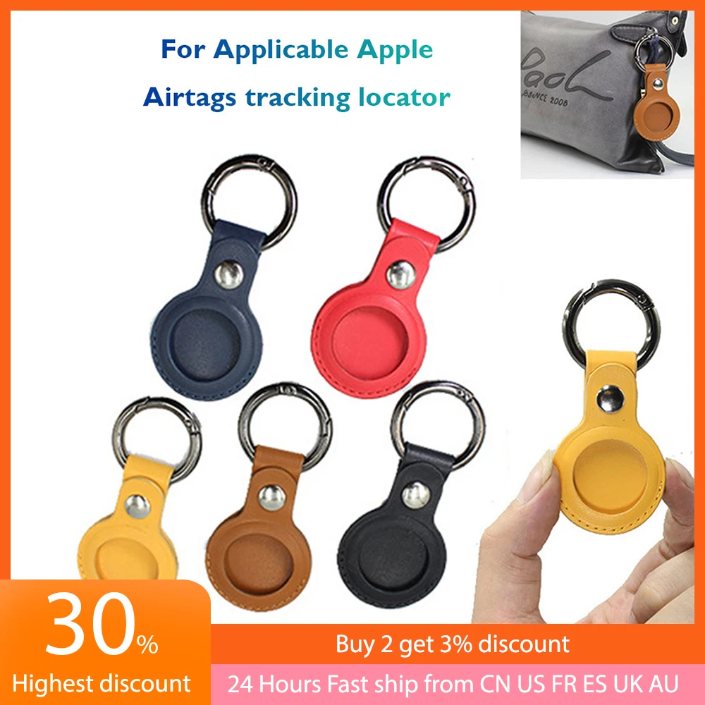 PU Leather Locator Tracker Case Sleeve for Apple Airtags Protective Skin Anti-Lost Keychain for Air Tag Protective Cover
PU Leather Locator Tracker Case Sleeve for Apple Airtags Protective Skin Anti-Lost Keychain for Air Tag Protective Cover