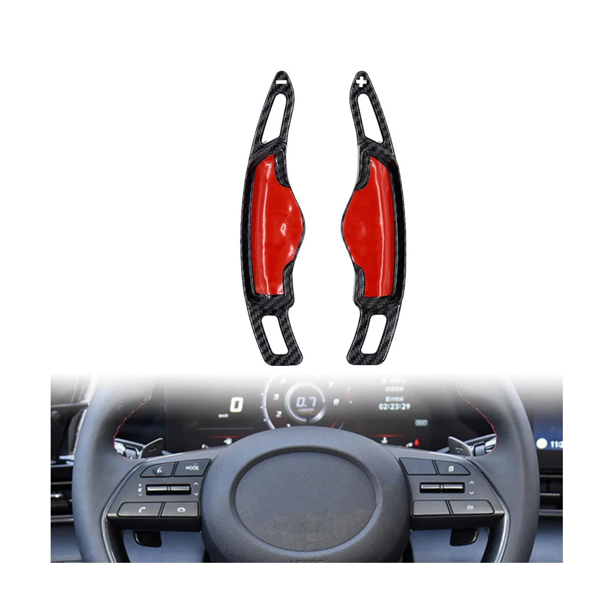 1 Pair Car Steering Wheel Shift Paddle Shifter Extension for Hyundai Elantra Sonata Tucson Genesis G70
1 Pair Car Steering Wheel Shift Paddle Shifter Extension for Hyundai Elantra Sonata Tucson Genesis G70