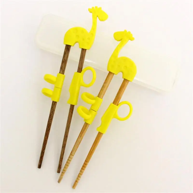 

Practice Chinese Chopstick Paintless And Wax-free Pure Natural Wood Cute Learning Training Chopsticks Help Correct Wooden Bamboo