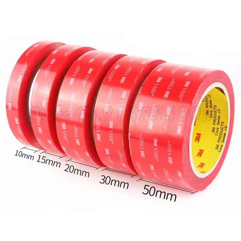 6/10/15/20/50mm VHB 3M Transparent Acrylic Double Sided Adhesive Tape No Trace Sticker For Home LED Strip Auto Exterior Interior
6/10/15/20/50mm VHB 3M Transparent Acrylic Double Sided Adhesive Tape No Trace Sticker For Home LED Strip Auto Exterior Interior