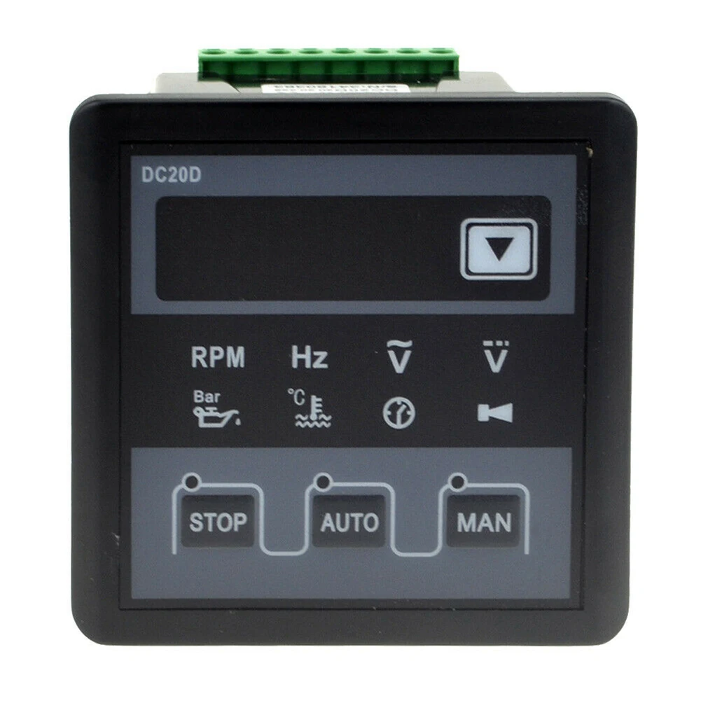 1Pc DC20D Generator Control Module Generator Controller Diesel Generator 78*75*76mm DC8-36V Max 3W Manual/Auto Start
1Pc DC20D Generator Control Module Generator Controller Diesel Generator 78*75*76mm DC8-36V Max 3W Manual/Auto Start