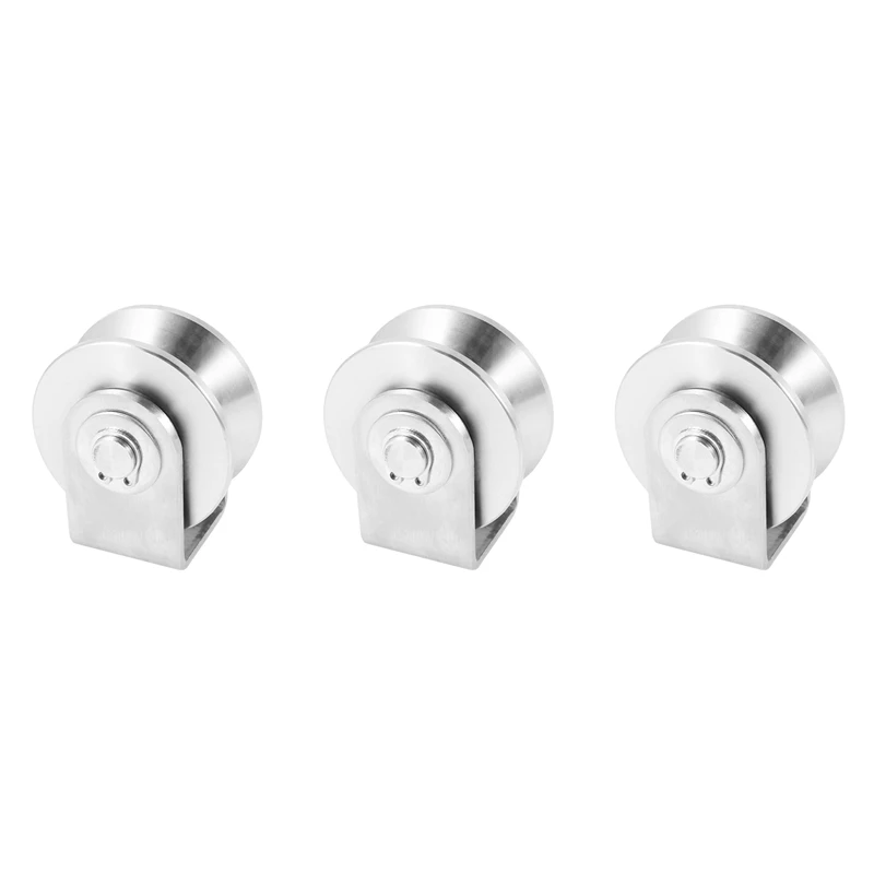 3X 2 Inch V Type Pulley Roller 304 Stainless Steel Sliding Gate Roller Wheel Bearing for Material Handling and Moving
3X 2 Inch V Type Pulley Roller 304 Stainless Steel Sliding Gate Roller Wheel Bearing for Material Handling and Moving