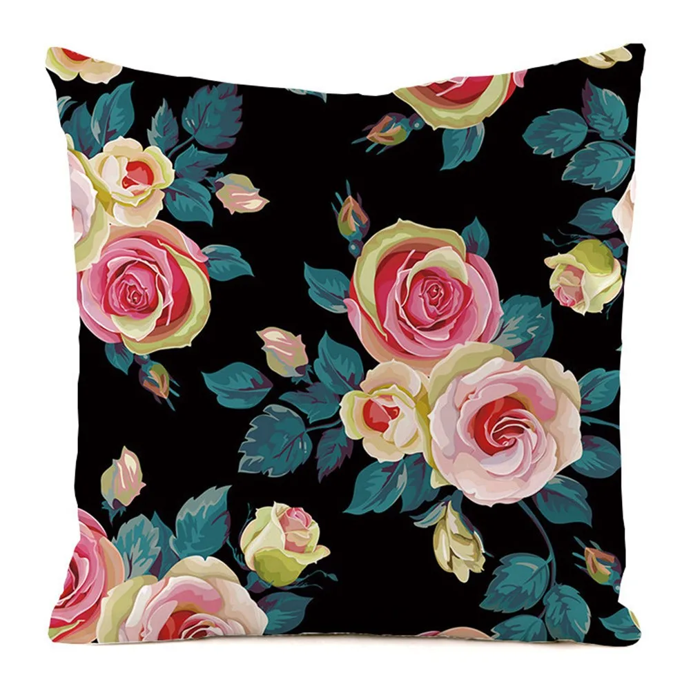 Imitation Silk Pillowcase Flower Pattern Pillow Case Home Silk Slippery Pillowcase Comfortable Sofa Decorative Cushion Cover
Imitation Silk Pillowcase Flower Pattern Pillow Case Home Silk Slippery Pillowcase Comfortable Sofa Decorative Cushion Cover