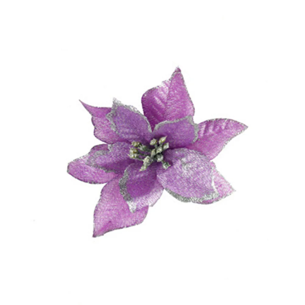1pcs Artificial Christmas Flowers Glitter Fake Flowers Christmas Tree Ornaments Merry Christmas Decorations For Home New Year
1pcs Artificial Christmas Flowers Glitter Fake Flowers Christmas Tree Ornaments Merry Christmas Decorations For Home New Year