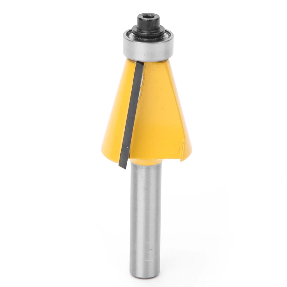 8mm Shank Chamfer Bevel Edging Router Bit with Bearing Woodworking Milling Cutter(15° ) Chamfer Chamfer
8mm Shank Chamfer Bevel Edging Router Bit with Bearing Woodworking Milling Cutter(15° ) Chamfer Chamfer