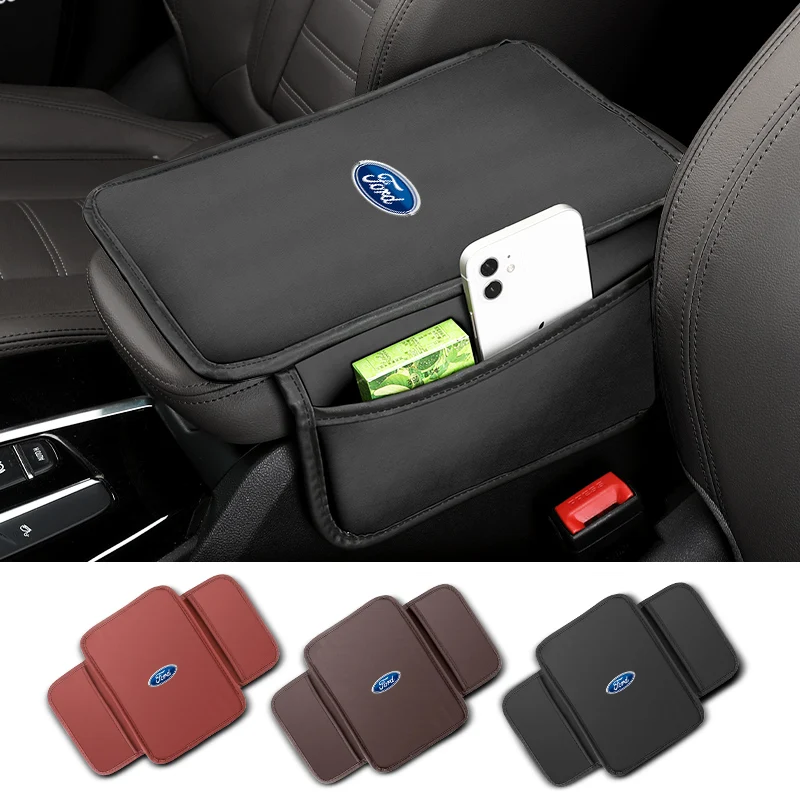 Car Logo Armrest Sof Pad Center Console Storage Bag For Ford Focus mk2 mk3 Fiesta Ranger Mondeo S-MAX Kuga Mustang Escort KA
Car Logo Armrest Sof Pad Center Console Storage Bag For Ford Focus mk2 mk3 Fiesta Ranger Mondeo S-MAX Kuga Mustang Escort KA