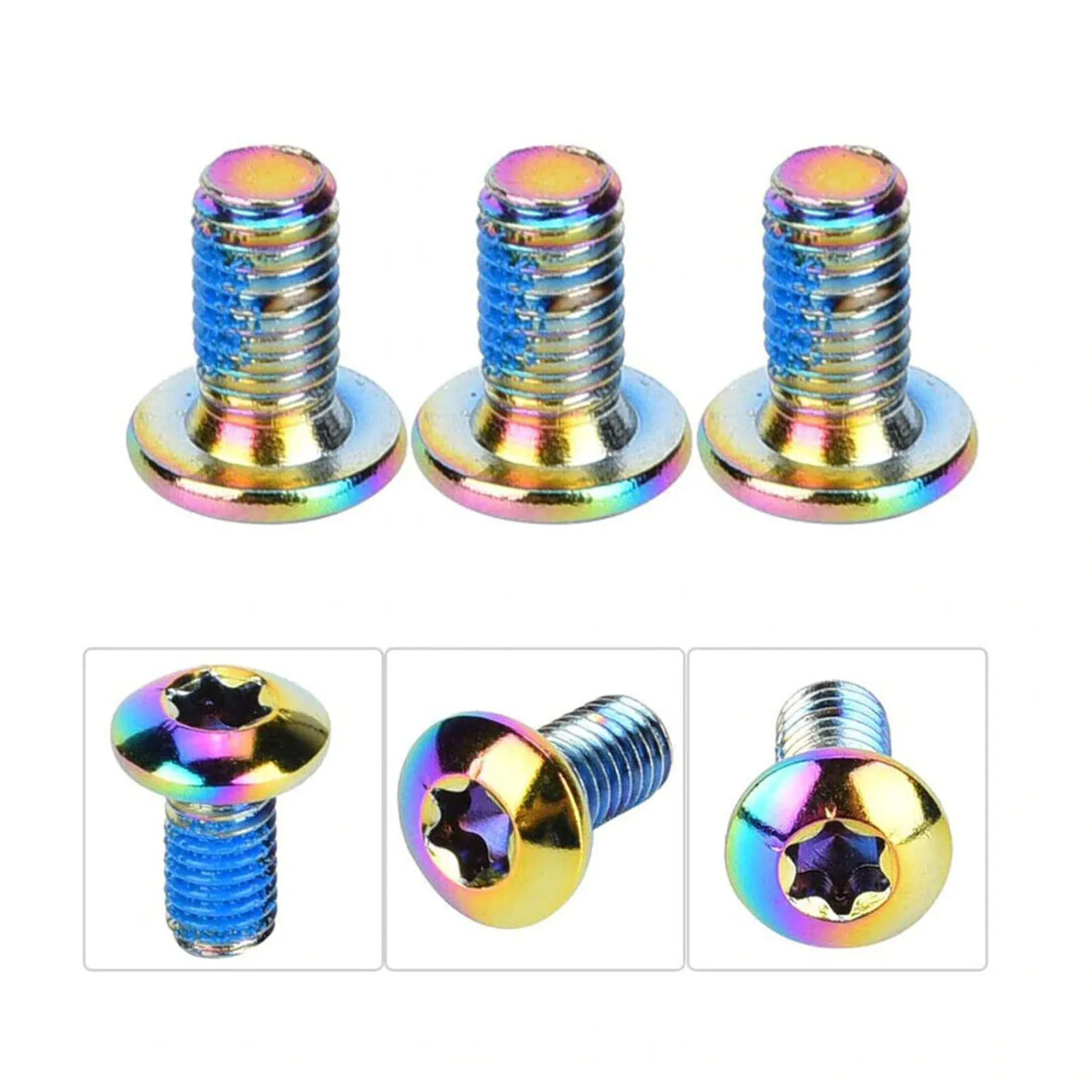 Bolts Nut Screw 12 Pack Bicycle Brake Disc Brake Rotor Colorful DNM Mountain Bike PRO Oil Slick Stainless Screws
Bolts Nut Screw 12 Pack Bicycle Brake Disc Brake Rotor Colorful DNM Mountain Bike PRO Oil Slick Stainless Screws