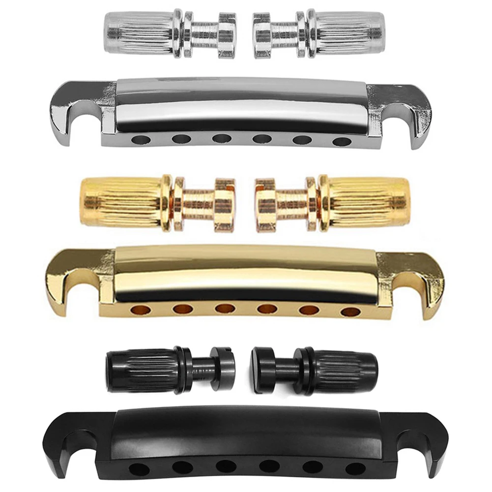 Hot Sale Tailpiece Stop Guitar Bridge+Studs Kits Accessories For LP SG Electric Guitars Good Repalcement Part Silver Black Gold
Hot Sale Tailpiece Stop Guitar Bridge+Studs Kits Accessories For LP SG Electric Guitars Good Repalcement Part Silver Black Gold