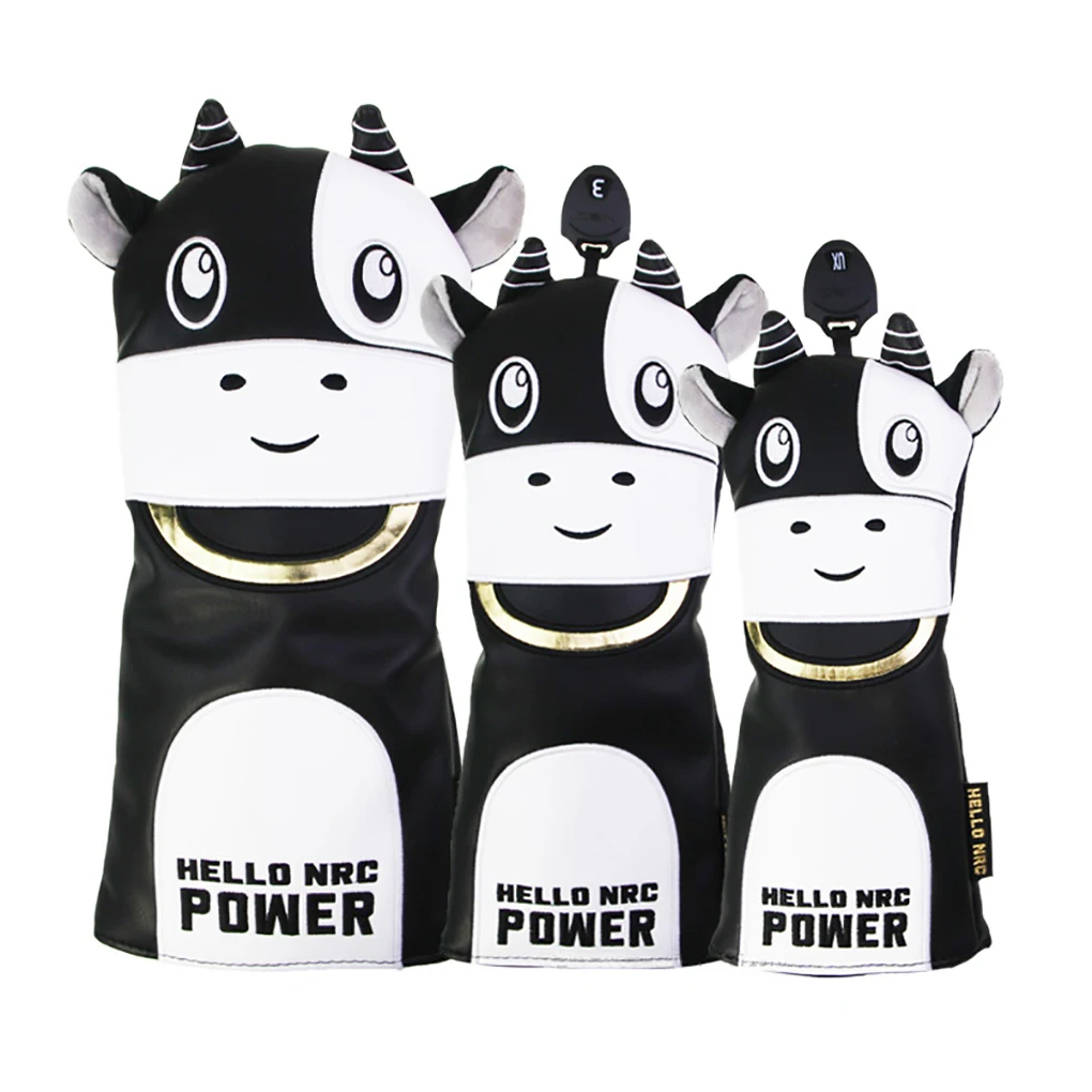 Golf Head Covers No 1 3 5 UT Vintage Cute Cattle Pattern PU Waterproof Elegant Number Plate Golf Accessories
Golf Head Covers No 1 3 5 UT Vintage Cute Cattle Pattern PU Waterproof Elegant Number Plate Golf Accessories