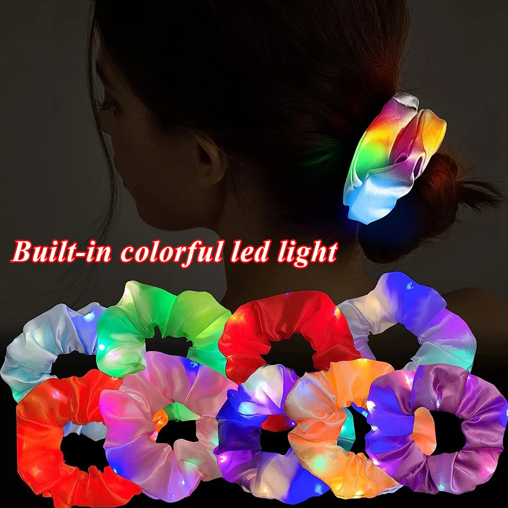 LED Luminous Hair Bands Scrunchies Women Girls Headwear Hair Rope Simple Ponytail Holder Rubber Band Hair Accessories Hot Sale
LED Luminous Hair Bands Scrunchies Women Girls Headwear Hair Rope Simple Ponytail Holder Rubber Band Hair Accessories Hot Sale