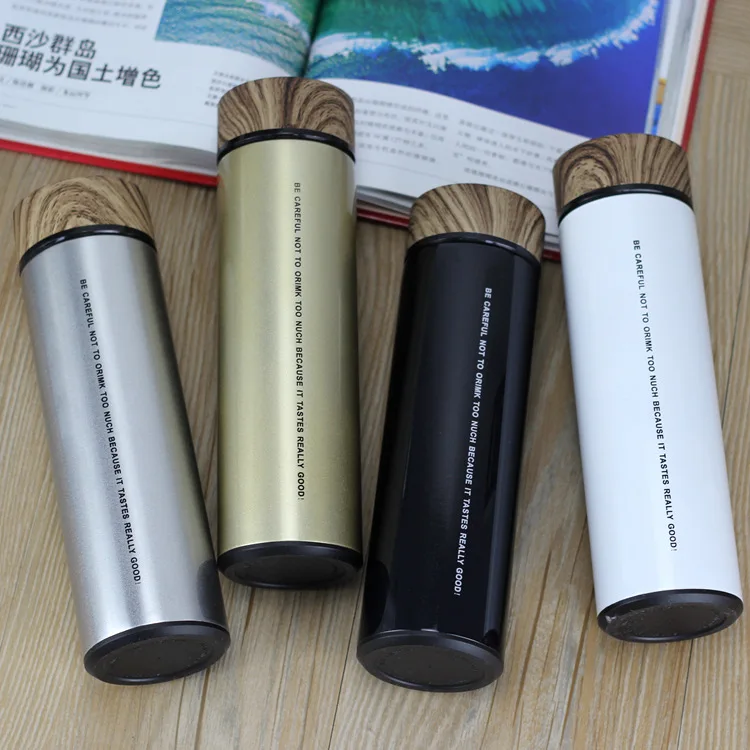 Hot Selling Wood Grain Cover Business Cup Simple Straight Cup English Letters Men's Student Vacuum Stainless Steel Thermos Cup
Hot Selling Wood Grain Cover Business Cup Simple Straight Cup English Letters Men's Student Vacuum Stainless Steel Thermos Cup