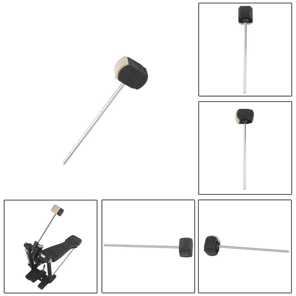 Black Bass Drum Pedal Beater Felt And Stainless Steel Handle Felt Hammer Head Drum Pedal Accessory Hammer
Black Bass Drum Pedal Beater Felt And Stainless Steel Handle Felt Hammer Head Drum Pedal Accessory Hammer