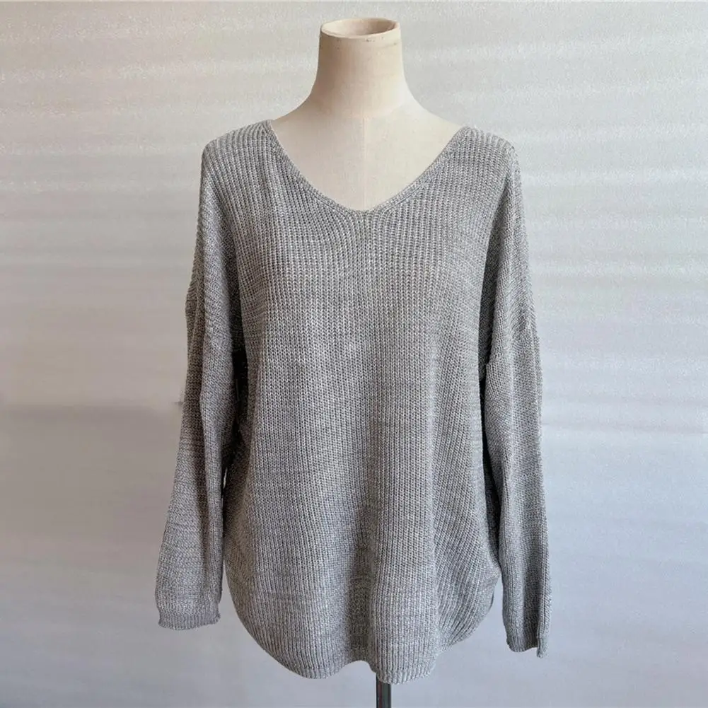 Knitwear Jumper V Neck Breathable Cold Resistant Women Loose Pullover Loose Knit Jumper Sweater Jumper Daily Clothing
Knitwear Jumper V Neck Breathable Cold Resistant Women Loose Pullover Loose Knit Jumper Sweater Jumper Daily Clothing