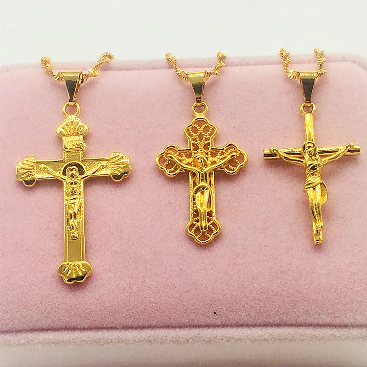Simple 18K Gold Bullet Necklace for Women Men Bro Father Cross Pendant Jewelry Chains Necklaces Not Fade Fine Jewelry Gifts
Simple 18K Gold Bullet Necklace for Women Men Bro Father Cross Pendant Jewelry Chains Necklaces Not Fade Fine Jewelry Gifts