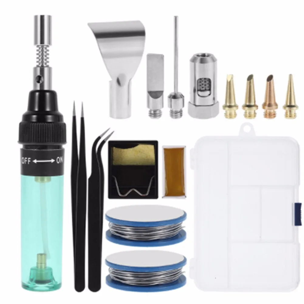 3 In 1 Professional Gas Soldering Iron Butane Gas Welding Soldering Gun Welding Pen For Light Welding Repairing Tin Welding Tool
3 In 1 Professional Gas Soldering Iron Butane Gas Welding Soldering Gun Welding Pen For Light Welding Repairing Tin Welding Tool