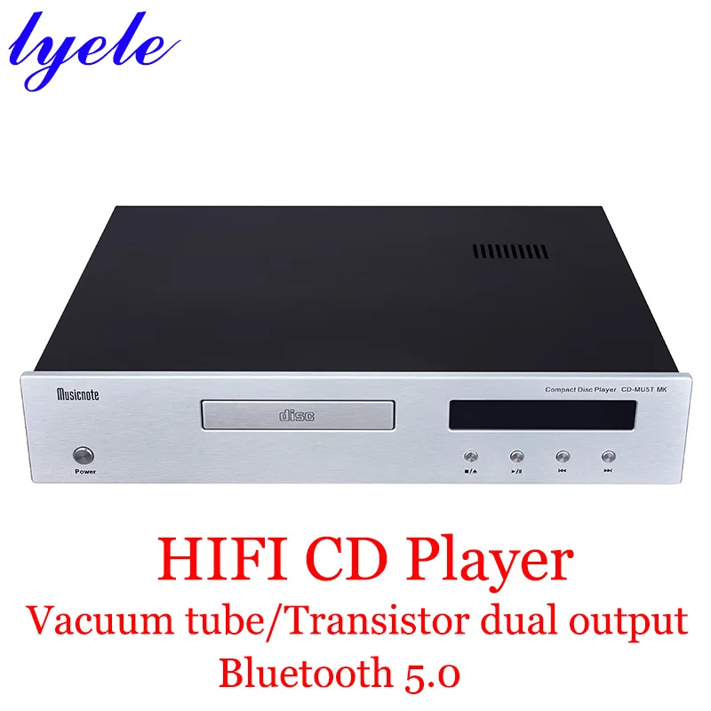Lyele аудио CD плеер Hifi дисковый OPA604 Op Amp транзисторная трубка с двойным выходом Bluetooth