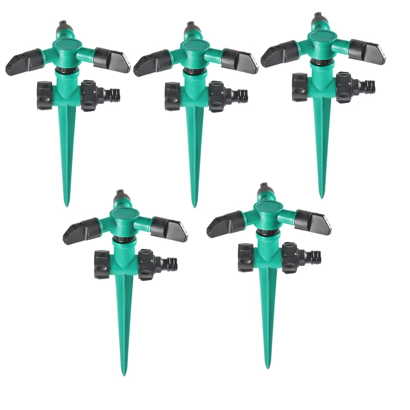 5 PCS 360Degree Rotating Lawn Sprinkler Fit For Adjustable Automatically Irrigation System For Yard
5 PCS 360Degree Rotating Lawn Sprinkler Fit For Adjustable Automatically Irrigation System For Yard