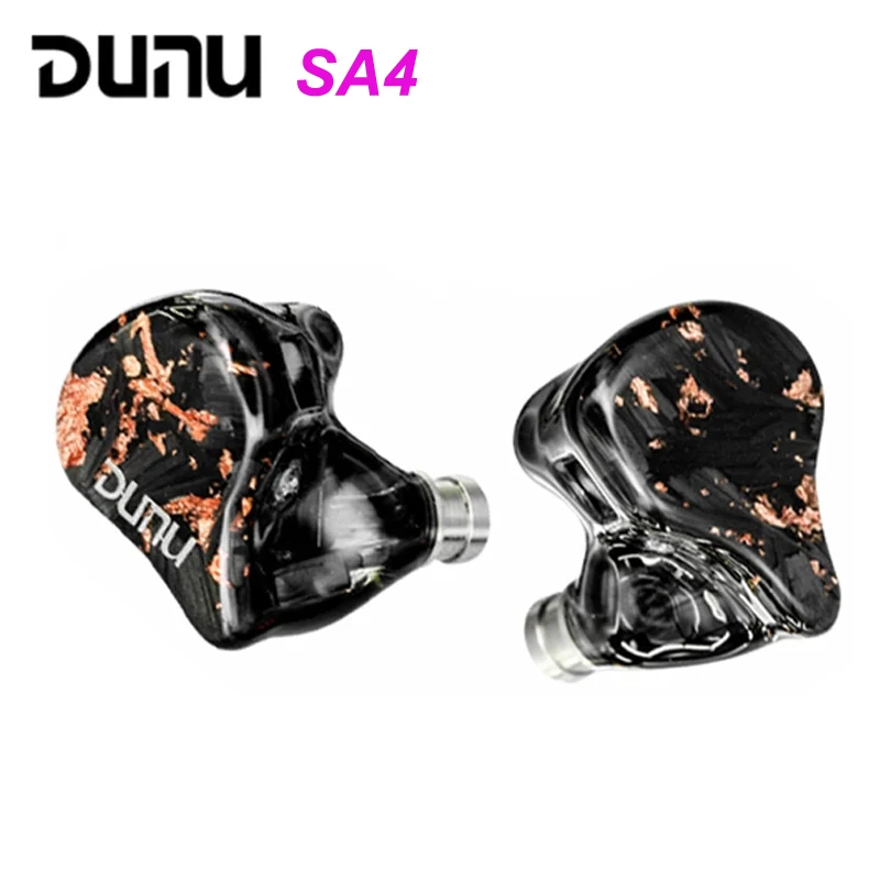 

DUNU Studio SA4 4 Balanced Armature In-ear Monitor Earphone HIFI IEM Headset Three-way crossover MMCX Detachable cable Earbuds