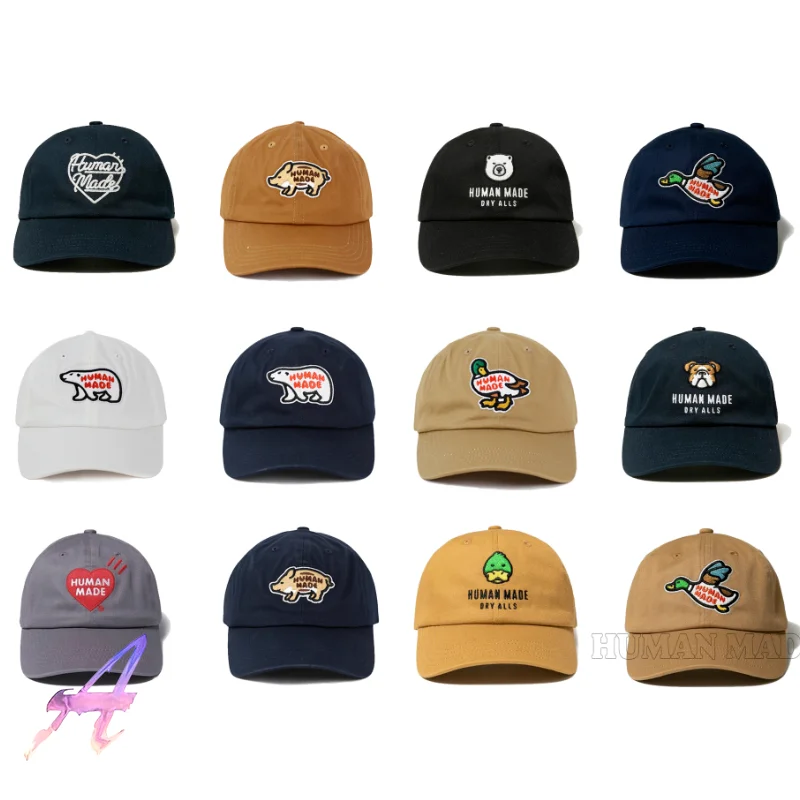 HUMAN MADE Caps Love Duck Letter Baseball Hat Embroidery Sun Protection Cap for Men Women
HUMAN MADE Caps Love Duck Letter Baseball Hat Embroidery Sun Protection Cap for Men Women