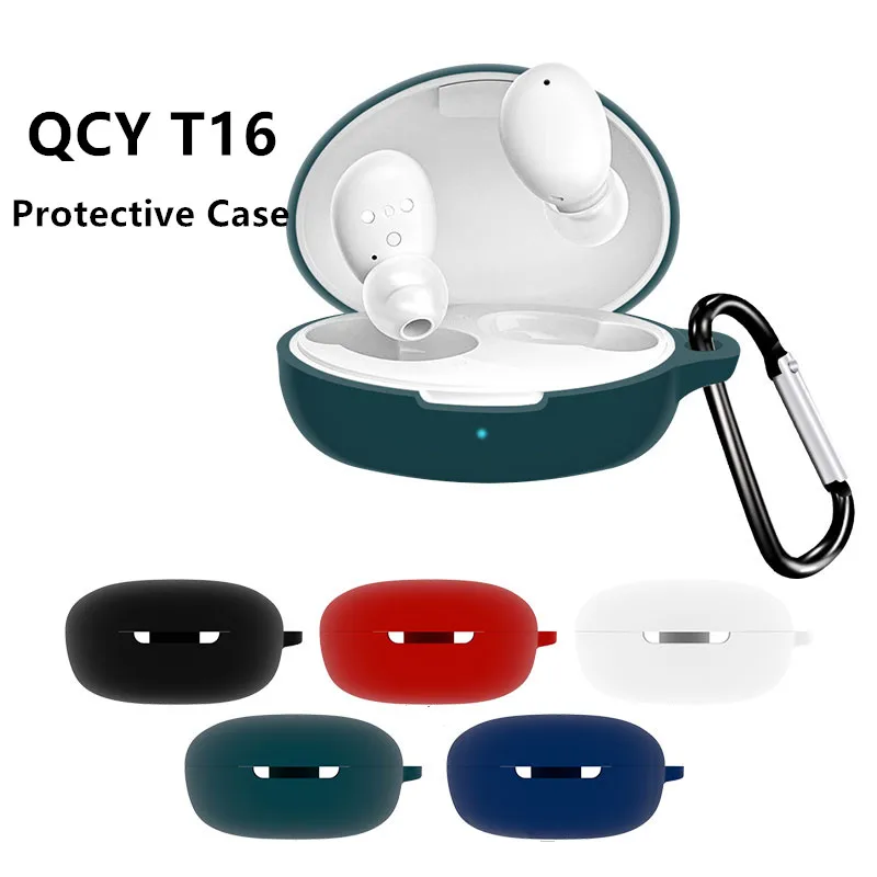Пылезащитный силиконовый чехол для QCY T16 защитный чехол для Bluetooth наушников полный мягкий чехол зарядная коробка для QCY T16 с крючком
Пылезащитный силиконовый чехол для QCY T16 защитный чехол для Bluetooth наушников полный мягкий чехол зарядная коробка для QCY T16 с крючком