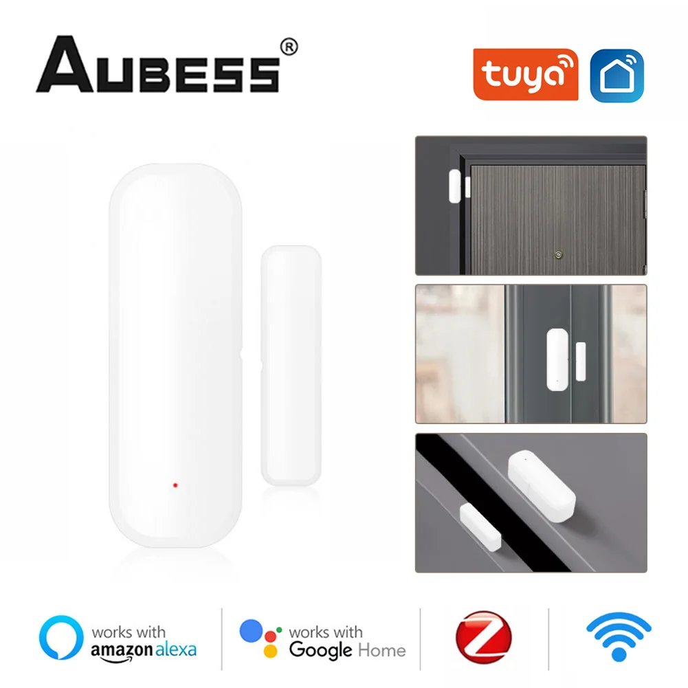 Tuya Wifi смарт-датчики окна двери умный дом защита Магнитная сигнализация датчик