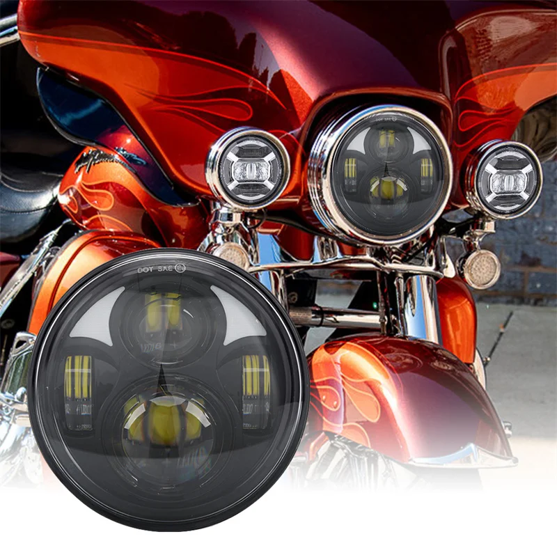 5.75" 5 3/4 inch LED Motorcycle Headlight High/Low beam For Harley Sportster 1200 XL1200L Custom XL1200C 883 XL883 883L XL883R
5.75" 5 3/4 inch LED Motorcycle Headlight High/Low beam For Harley Sportster 1200 XL1200L Custom XL1200C 883 XL883 883L XL883R