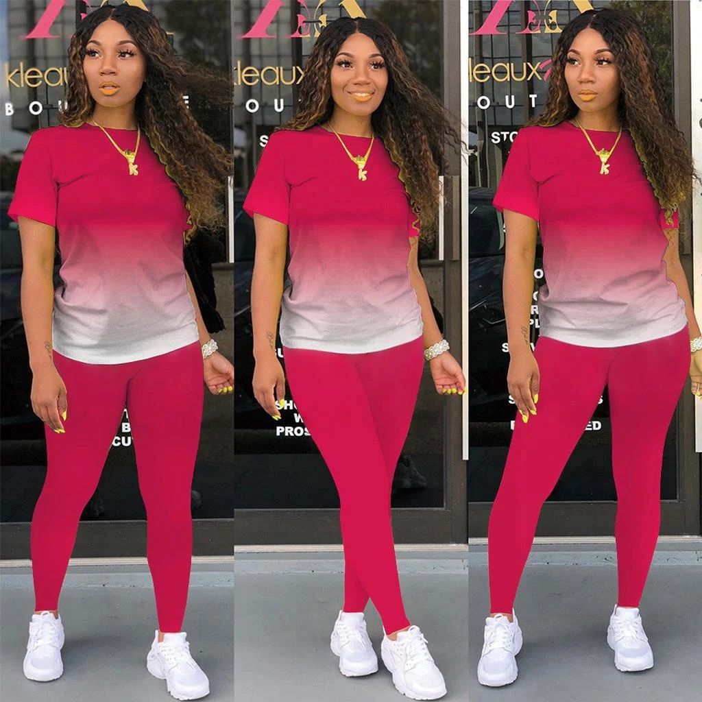 Women's Jogging Suit Casual Pullover Sportswear Pants & Short Sleeve Sweatshirt 2 Pieces Set Homewear Fashion Tracksuits Female
Women's Jogging Suit Casual Pullover Sportswear Pants & Short Sleeve Sweatshirt 2 Pieces Set Homewear Fashion Tracksuits Female