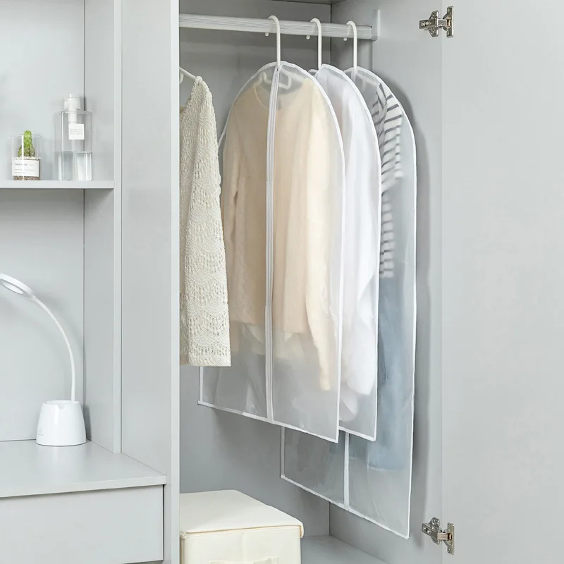 Clothes Dust Cover Transparent Hanging Clothes Household Dust Bag Protective Clothing Cover Storage Bag Coat Cover Travel Bag
Clothes Dust Cover Transparent Hanging Clothes Household Dust Bag Protective Clothing Cover Storage Bag Coat Cover Travel Bag