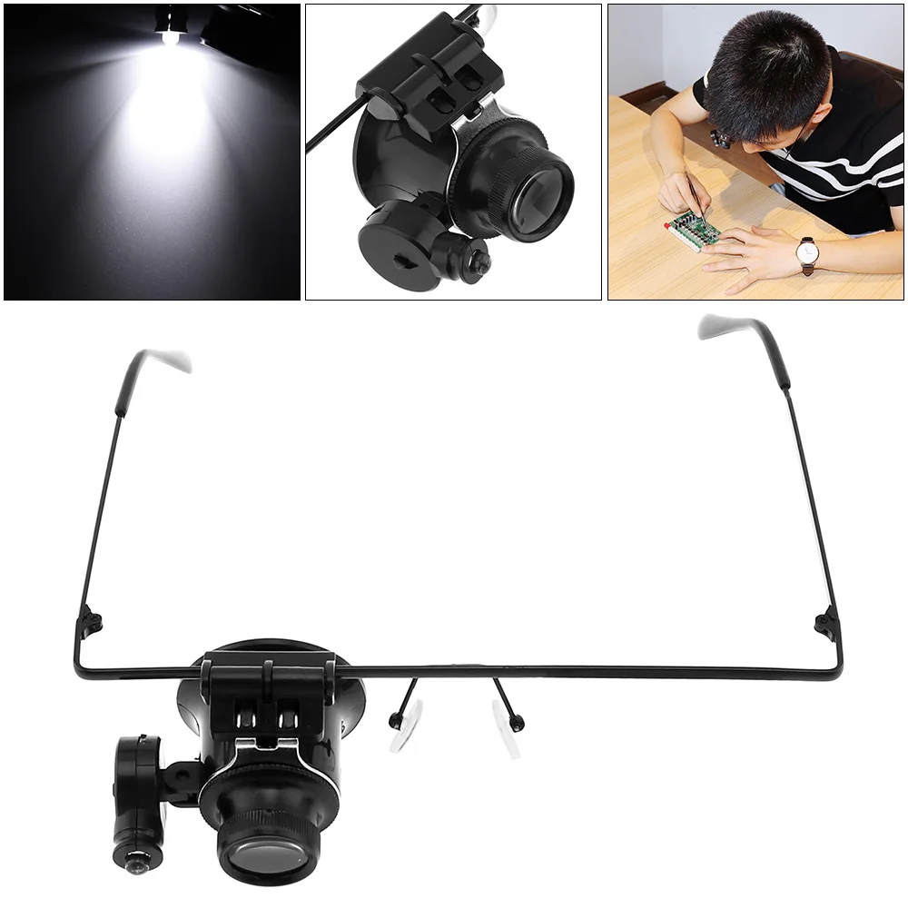 Увеличительные Очки 20X с креплением на голову, регулируемые, с одним объективом, со светодиодной подсветкой, для ремонта ювелирных изделий, ... 
Увеличительные Очки 20X с креплением на голову, регулируемые, с одним объективом, со светодиодной подсветкой, для ремонта ювелирных изделий, ...