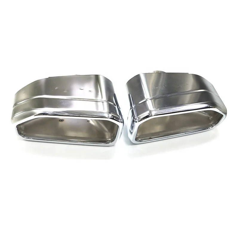 2022 New 1Pair Silver Square Welding Exhaust Tip X series G08 30i Exhaust System Nozzle X3 Exhaust Pipe X4 Muffler Tips
2022 New 1Pair Silver Square Welding Exhaust Tip X series G08 30i Exhaust System Nozzle X3 Exhaust Pipe X4 Muffler Tips