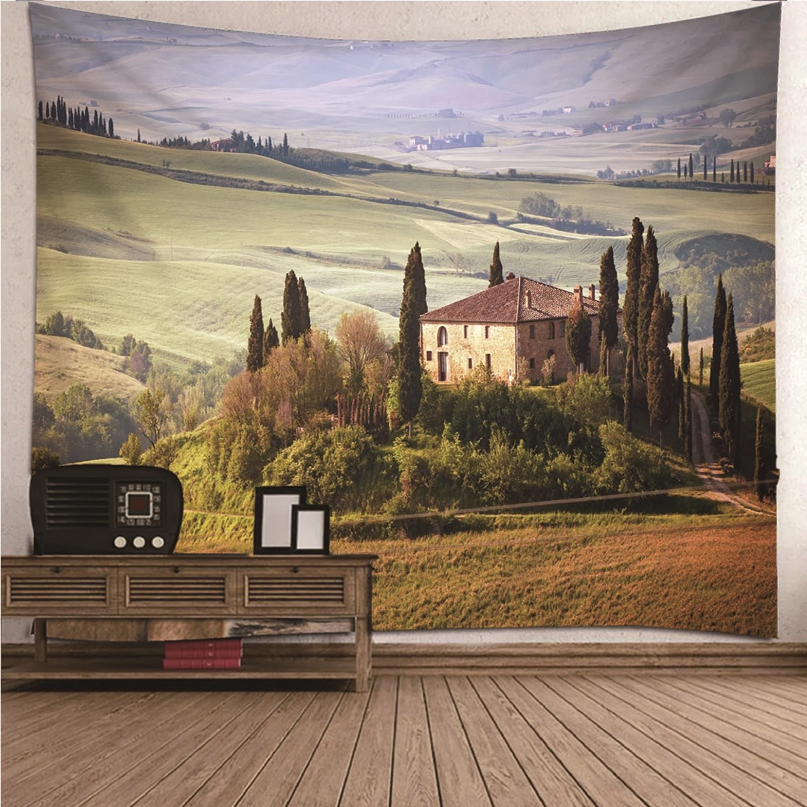 Wall Art Poster Hanging Wall Decorations natural scenery House on the Field Wall Hanging Blanket Dorm Art Decor Covering
Wall Art Poster Hanging Wall Decorations natural scenery House on the Field Wall Hanging Blanket Dorm Art Decor Covering