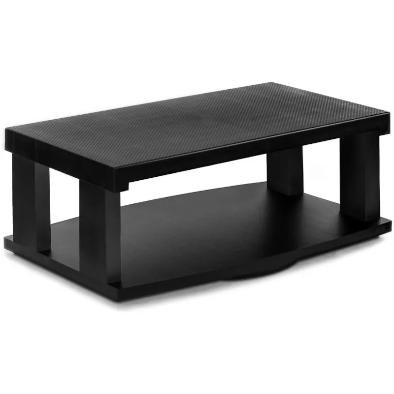 20.75in x 11in | for Home Theatre, Desktop Monitor, TV & Gaming Console Stand | 360° Rotation Swivel Rack with Adjustable Height
20.75in x 11in | for Home Theatre, Desktop Monitor, TV & Gaming Console Stand | 360° Rotation Swivel Rack with Adjustable Height