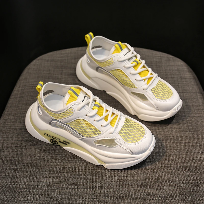2022 New Chunky Sneakers Women Shoes Vulcanize Breathable White Flats Casual Classic Lace-Up Walking Shoes Mesh Ladies Dad Shoes
2022 New Chunky Sneakers Women Shoes Vulcanize Breathable White Flats Casual Classic Lace-Up Walking Shoes Mesh Ladies Dad Shoes